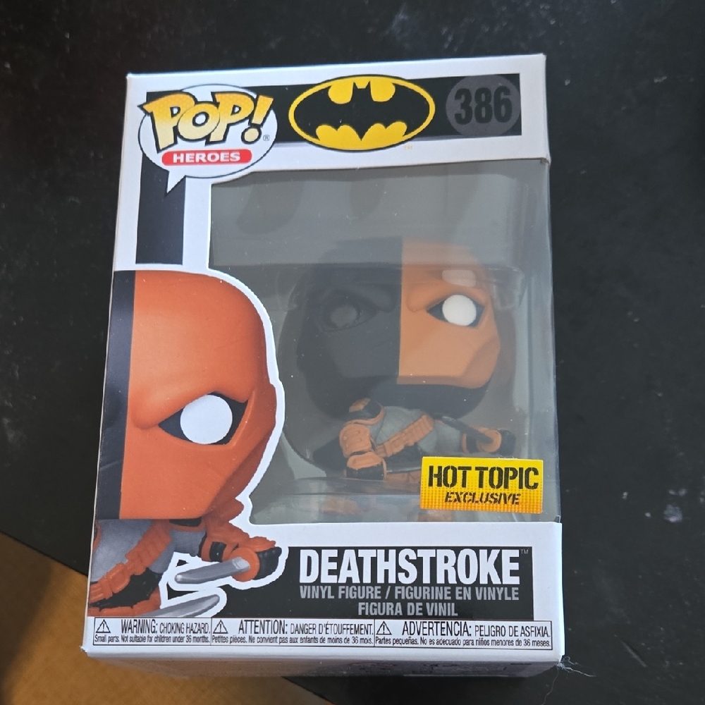 Funko Deathstroke Vinyl Figure in Orange and Black
